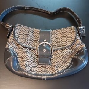 Authentic Coach Buckle Shoulder Bag
